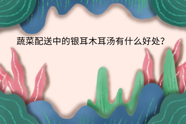 蔬菜配送中的銀耳木耳湯有什么好處？