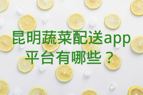昆明蔬菜配送app平臺有哪些？